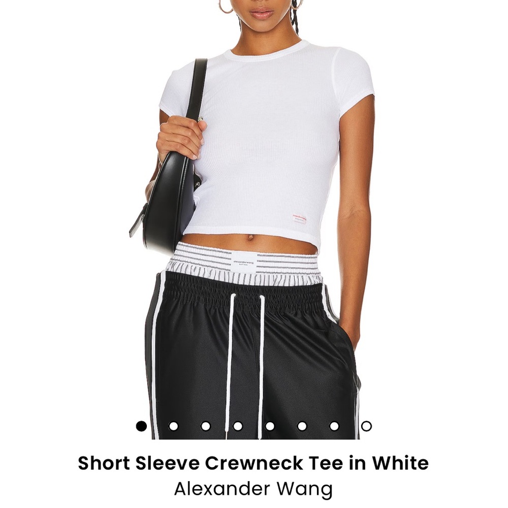 Alexander wang white tee